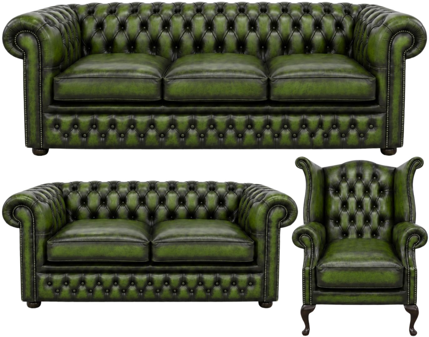 The Kensington Chesterfield 3 Piece Suite
