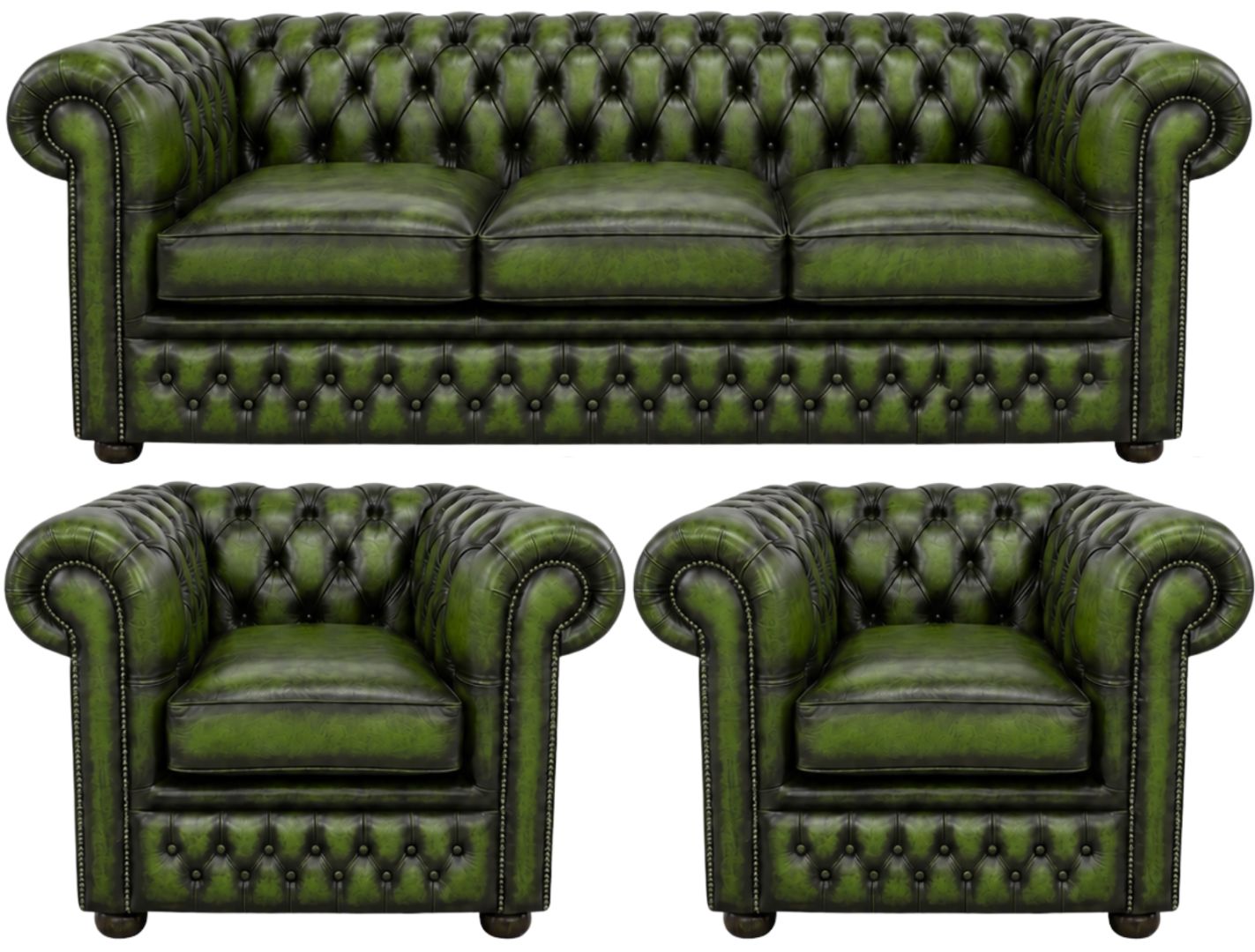 The Kensington Chesterfield 3 Piece Suite