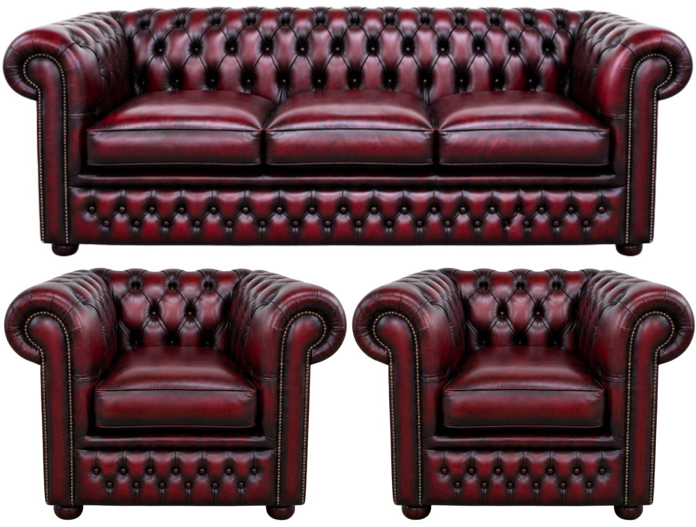 The Kensington Chesterfield 3 Piece Suite