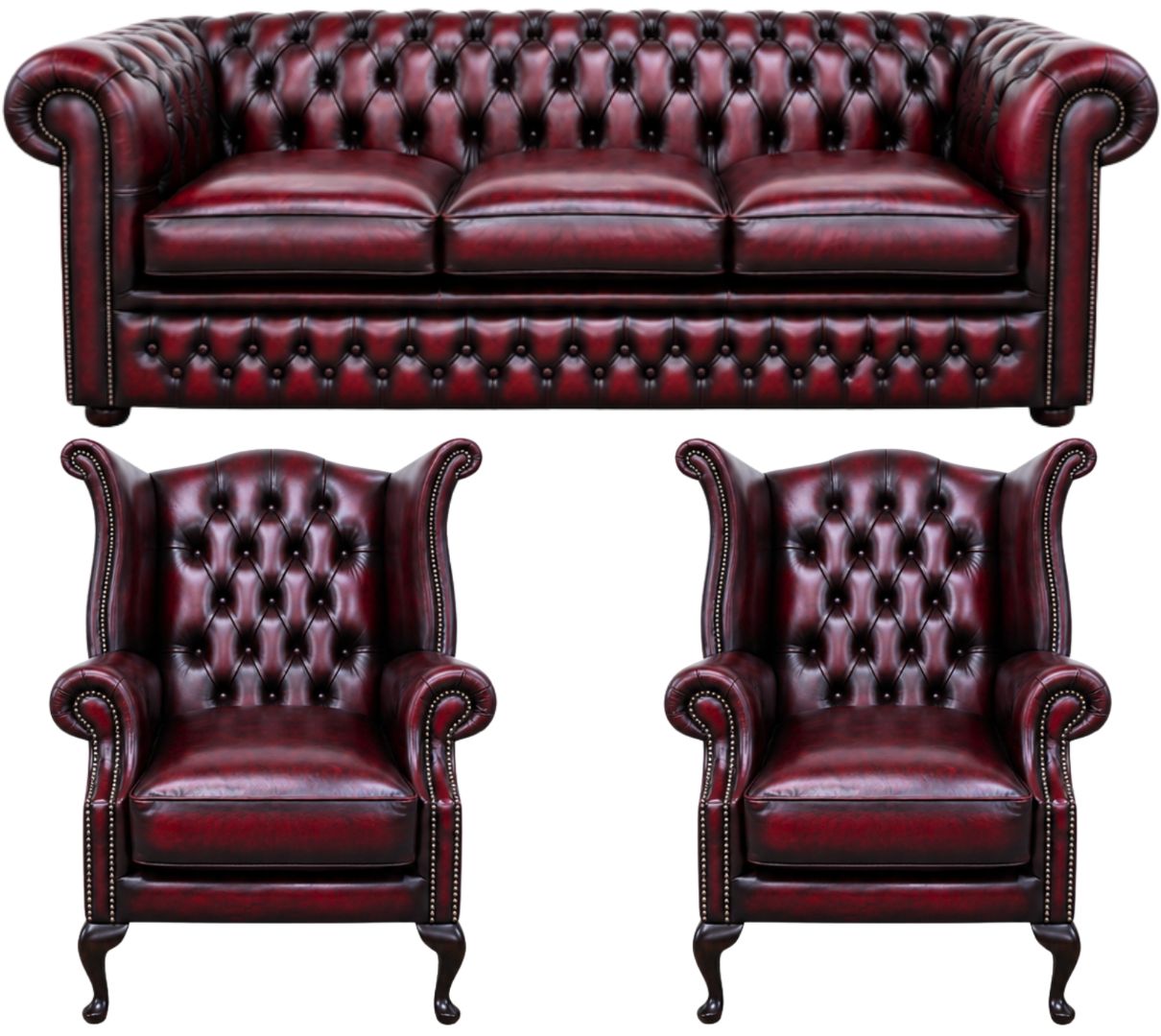 The Kensington Chesterfield 3 Piece Suite