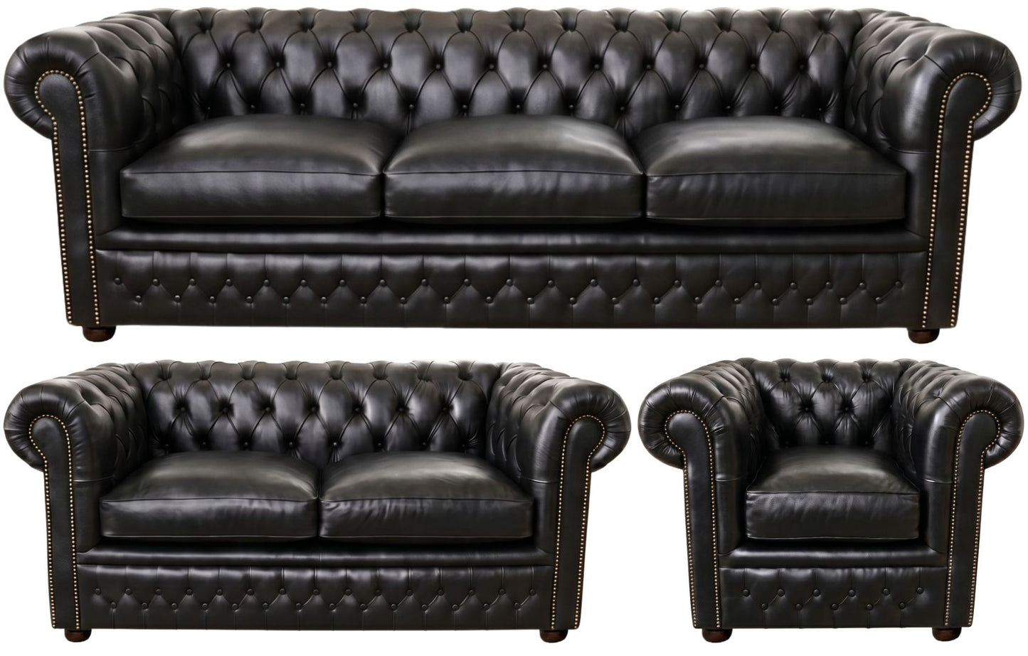 The Kensington Chesterfield 3 Piece Suite