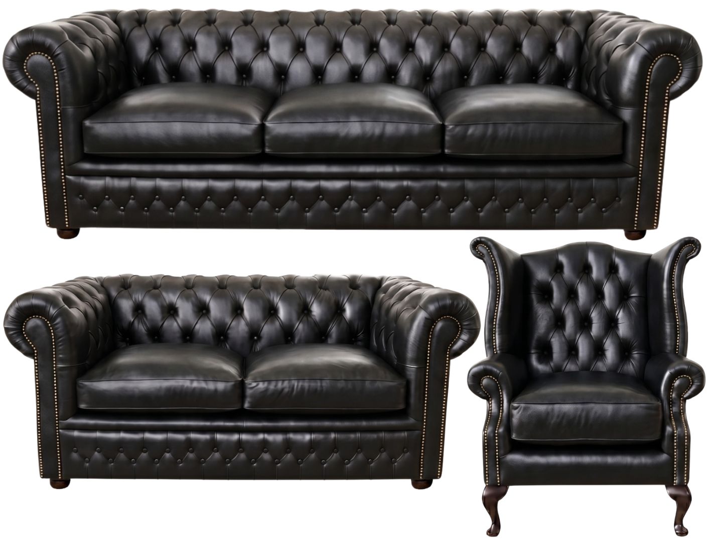 The Kensington Chesterfield 3 Piece Suite