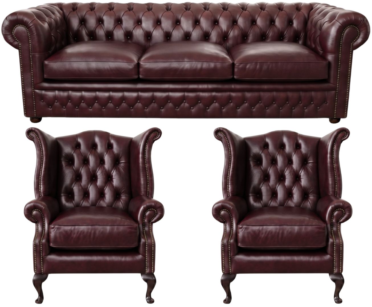 The Kensington Chesterfield 3 Piece Suite
