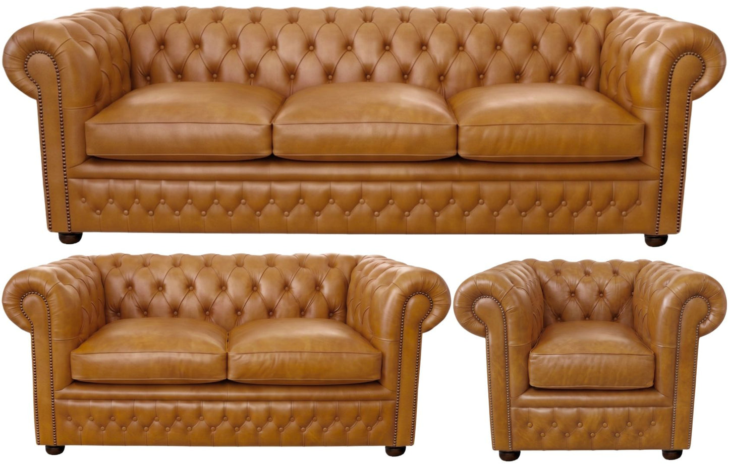 The Kensington Chesterfield 3 Piece Suite
