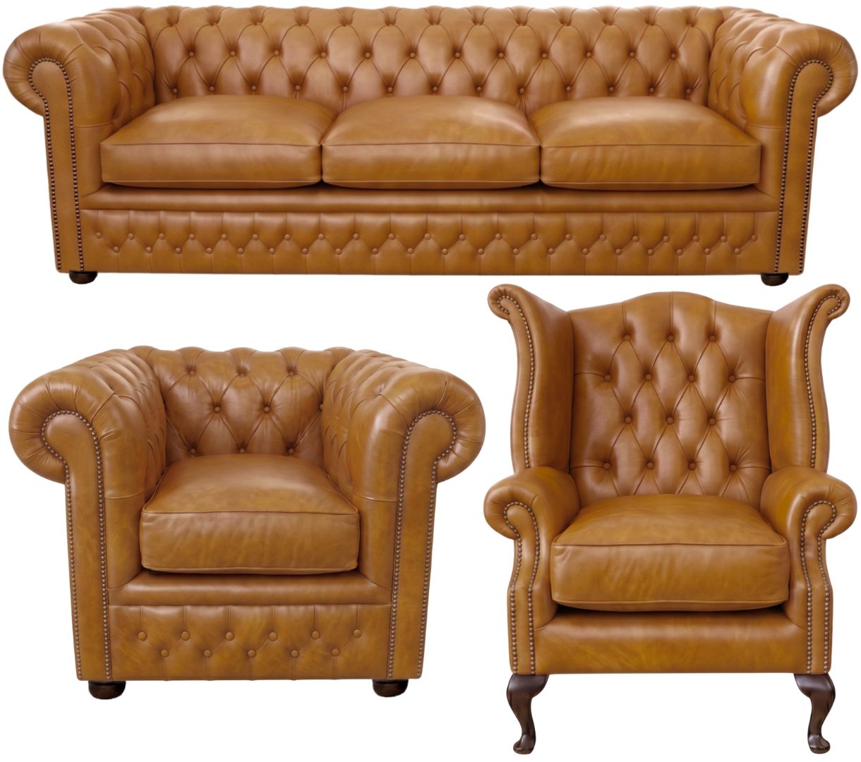 The Kensington Chesterfield 3 Piece Suite