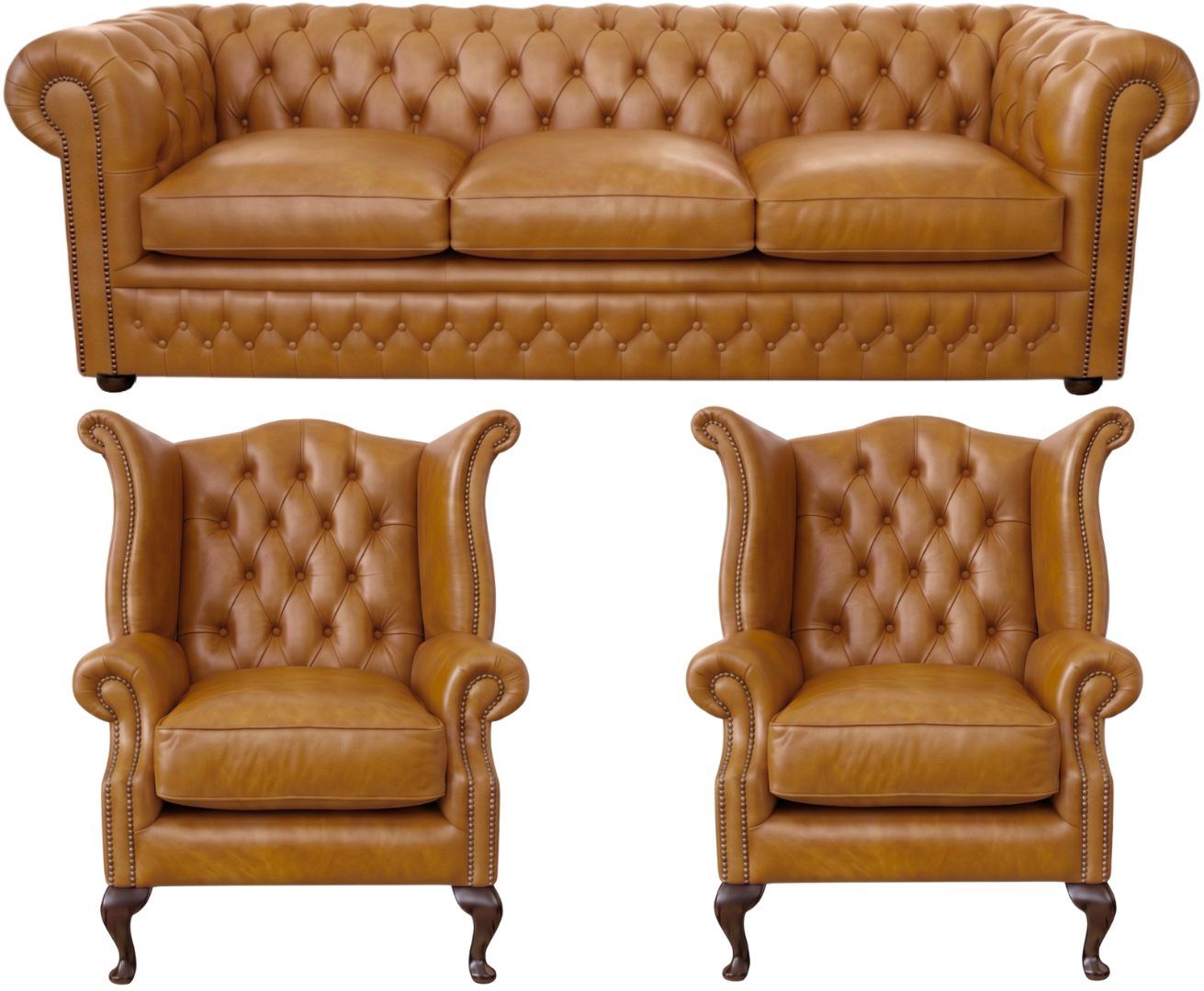 The Kensington Chesterfield 3 Piece Suite