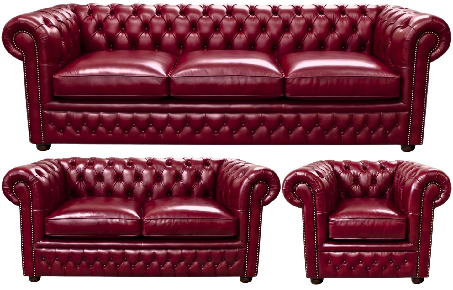 The Kensington Chesterfield 3 Piece Suite