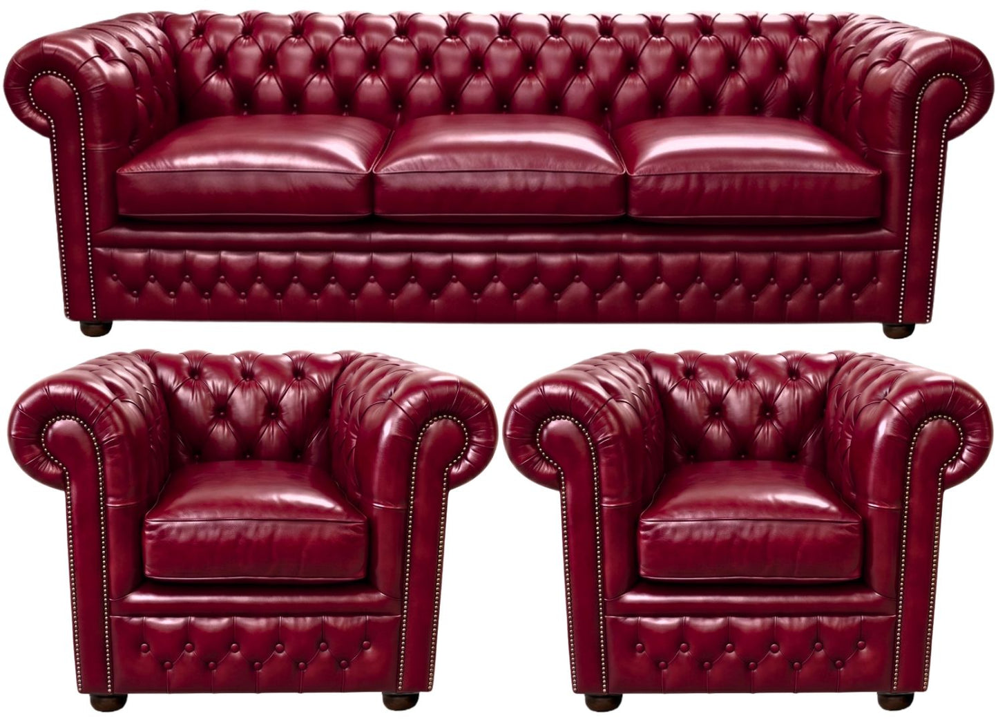 The Kensington Chesterfield 3 Piece Suite