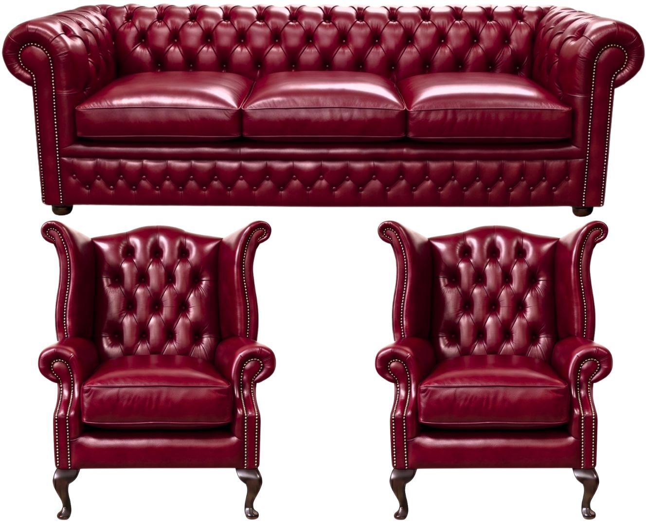 The Kensington Chesterfield 3 Piece Suite