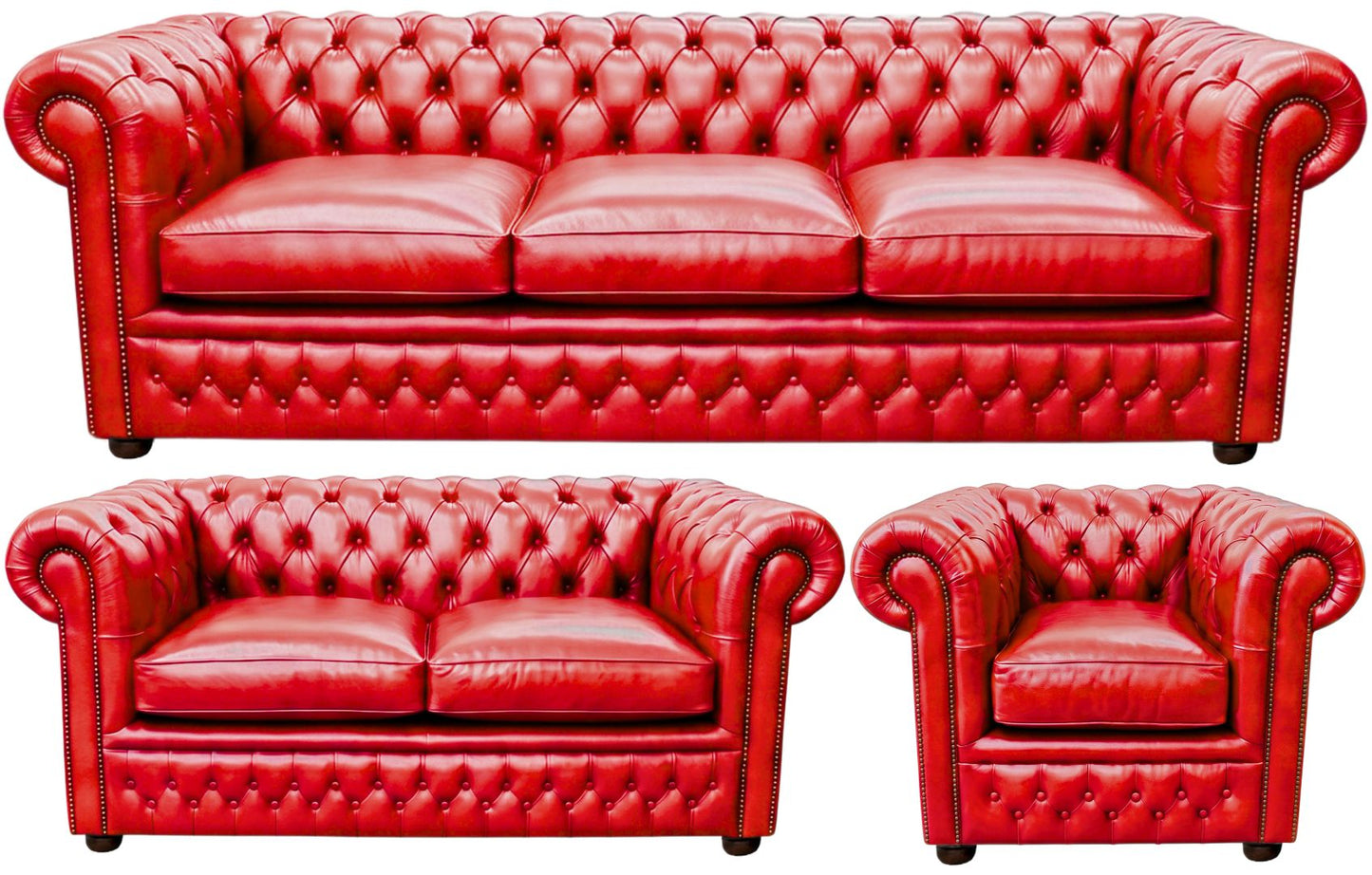 The Kensington Chesterfield 3 Piece Suite