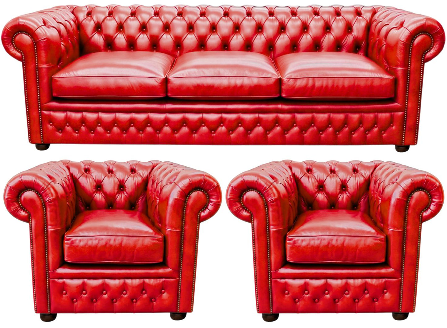The Kensington Chesterfield 3 Piece Suite