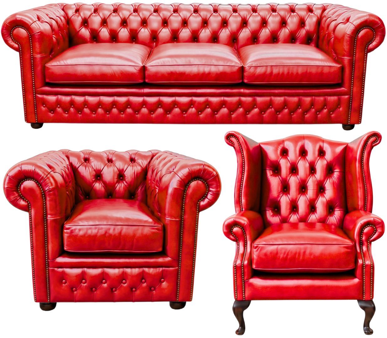 The Kensington Chesterfield 3 Piece Suite