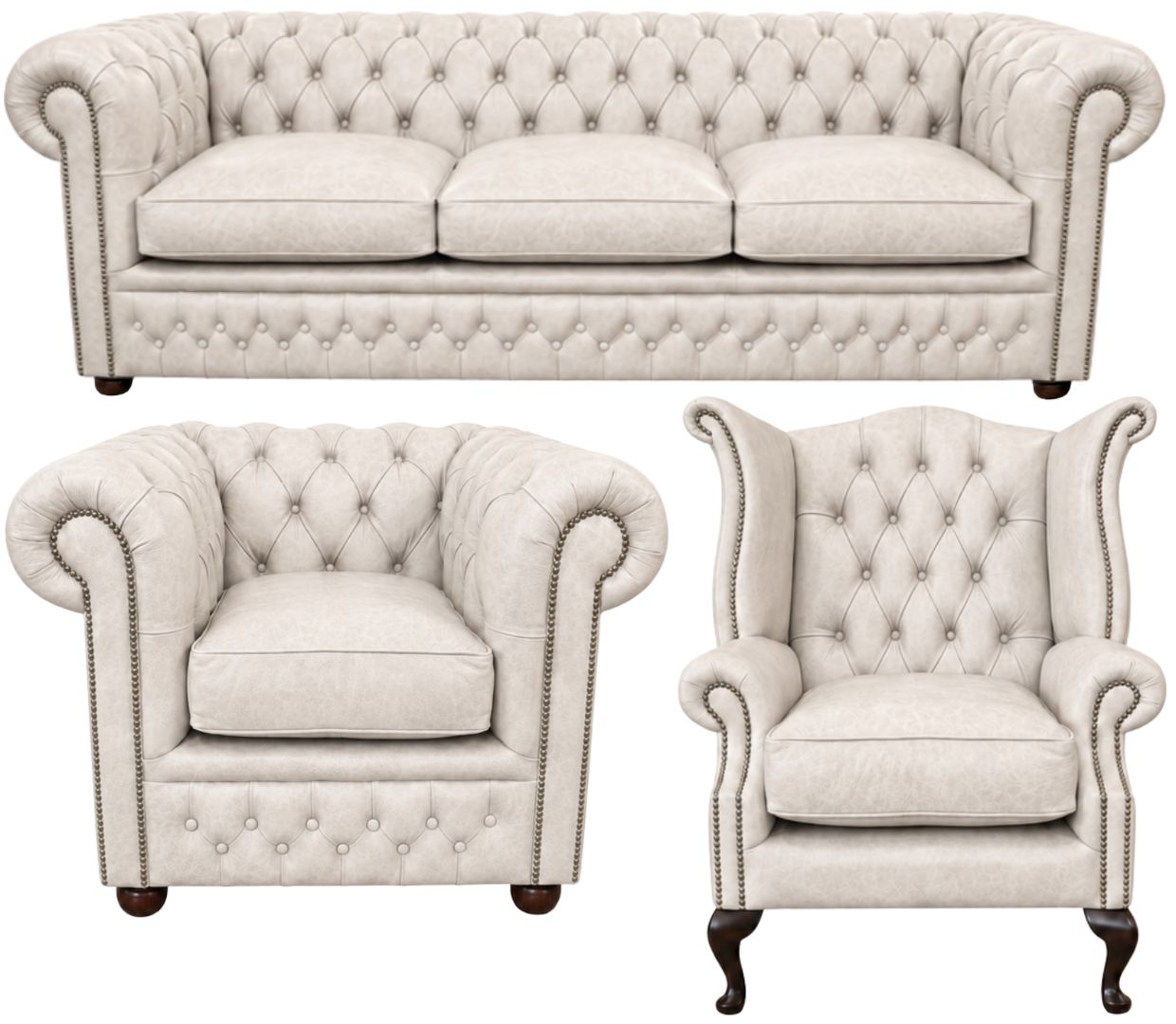 The Kensington Chesterfield 3 Piece Suite