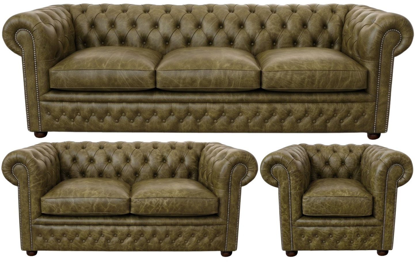 The Kensington Chesterfield 3 Piece Suite