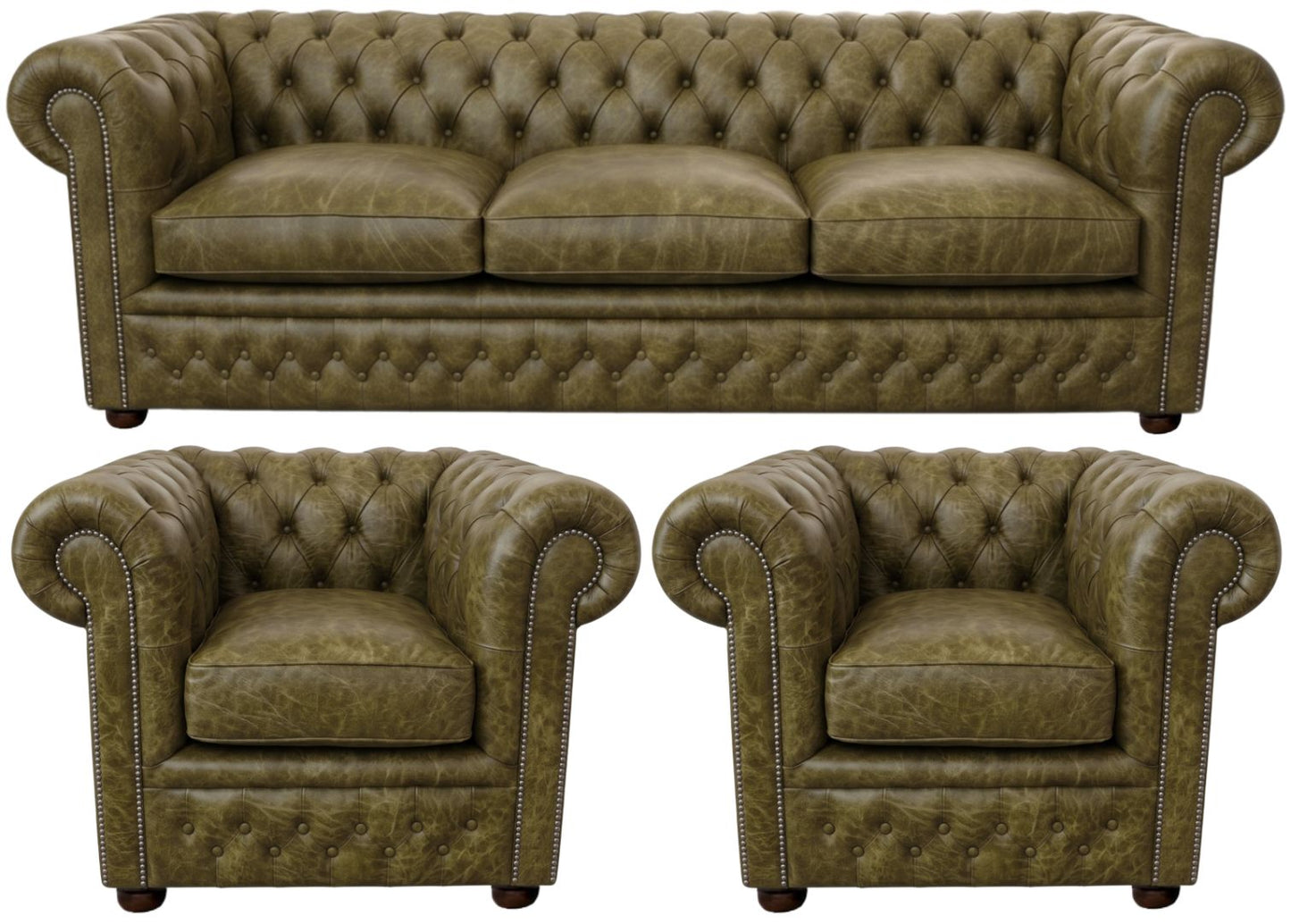 The Kensington Chesterfield 3 Piece Suite