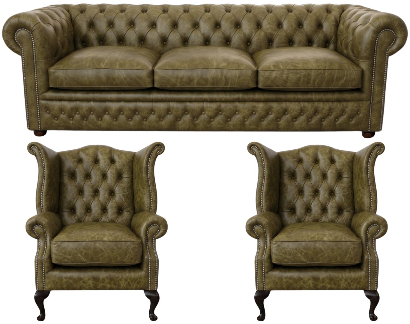 The Kensington Chesterfield 3 Piece Suite