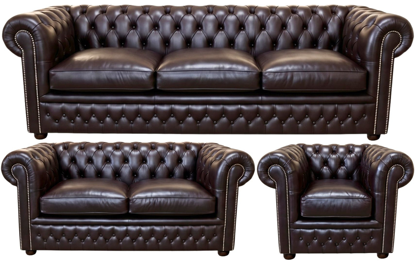 The Kensington Chesterfield 3 Piece Suite