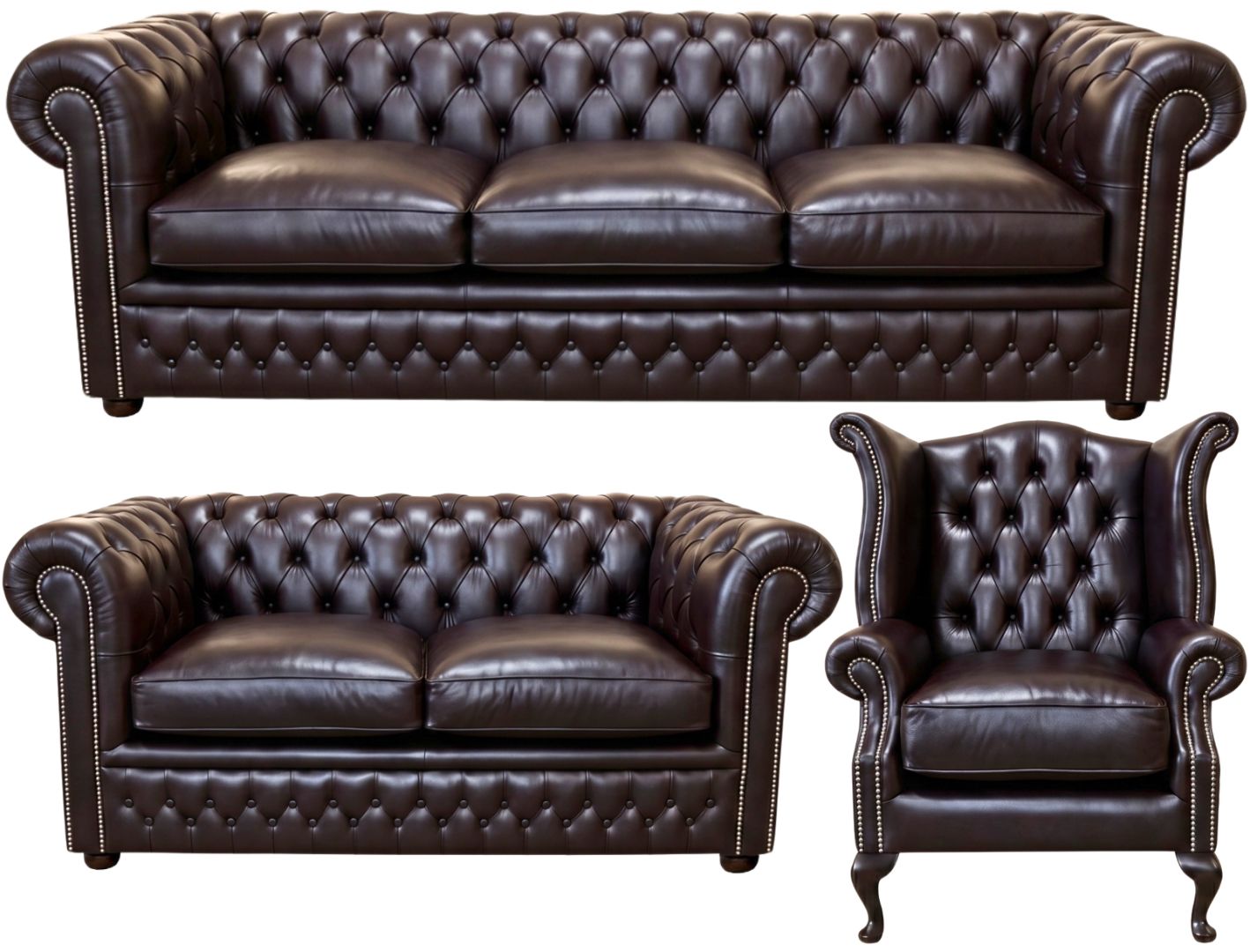 The Kensington Chesterfield 3 Piece Suite