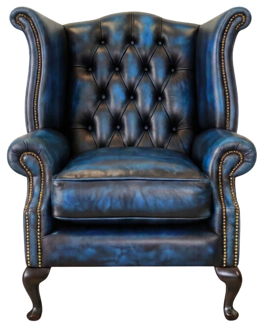 The Kensington Chesterfield Queen Anne Chair
