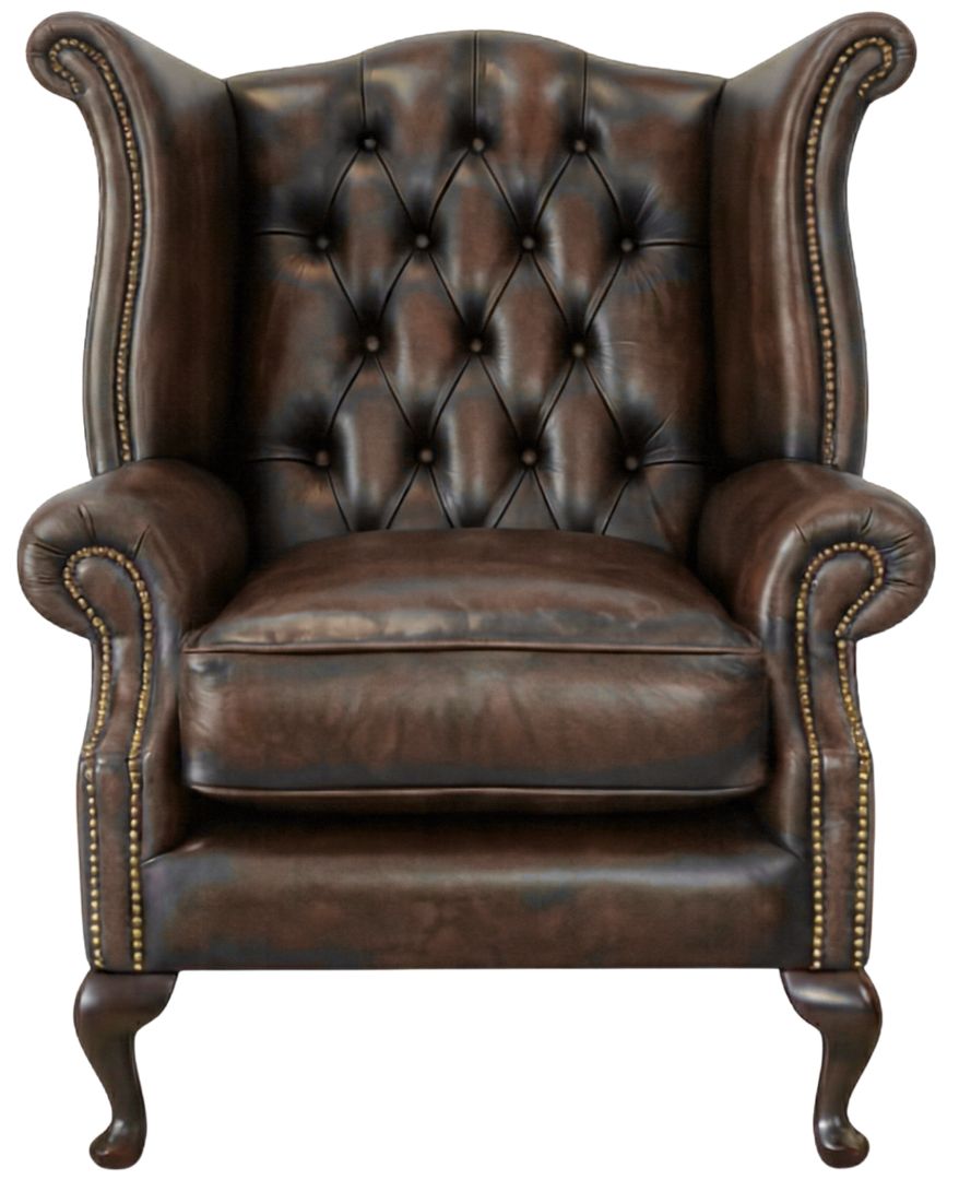 The Kensington Chesterfield Queen Anne Chair
