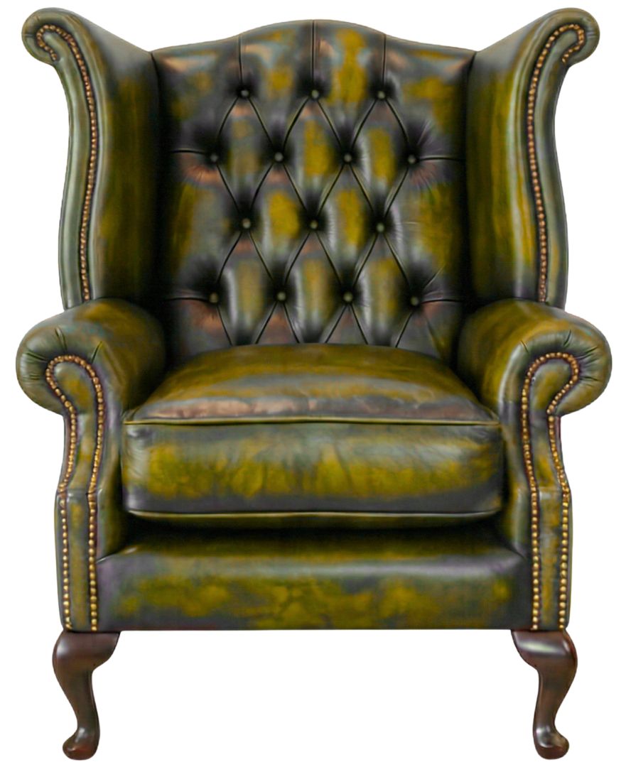The Kensington Chesterfield Queen Anne Chair