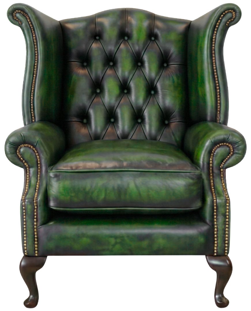 The Kensington Chesterfield Queen Anne Chair