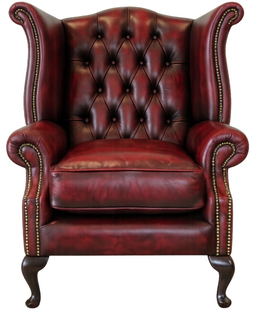 The Kensington Chesterfield Queen Anne Chair