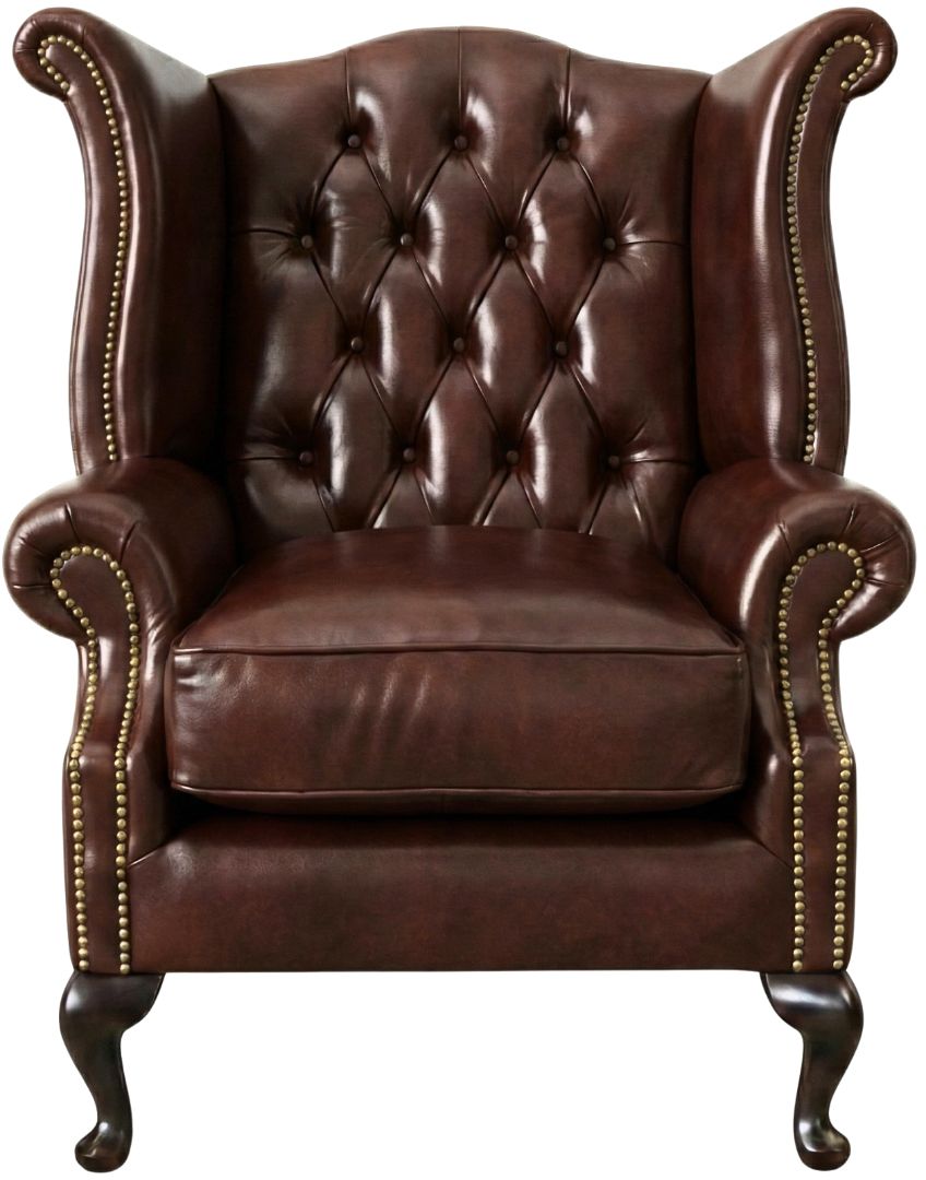 The Kensington Chesterfield Queen Anne Chair