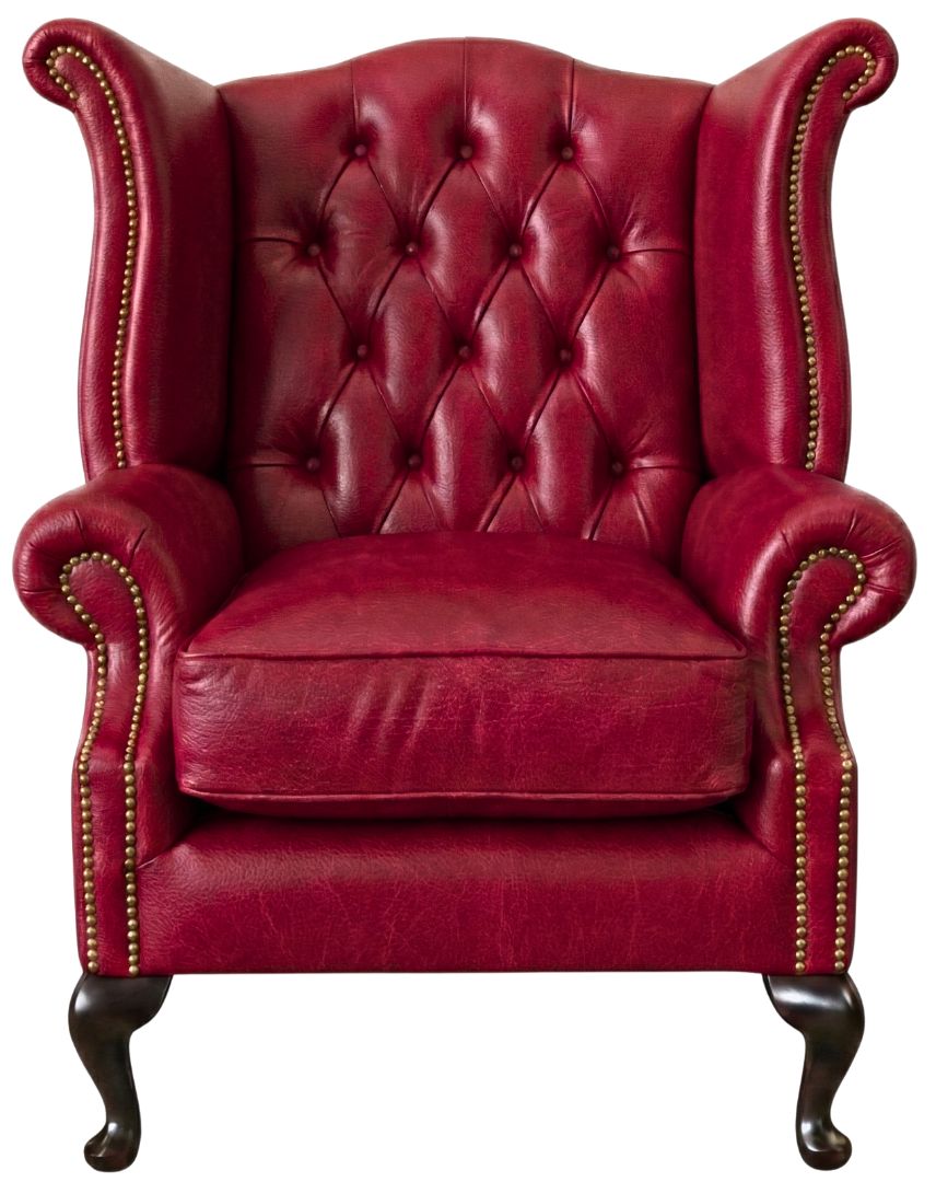 The Kensington Chesterfield Queen Anne Chair