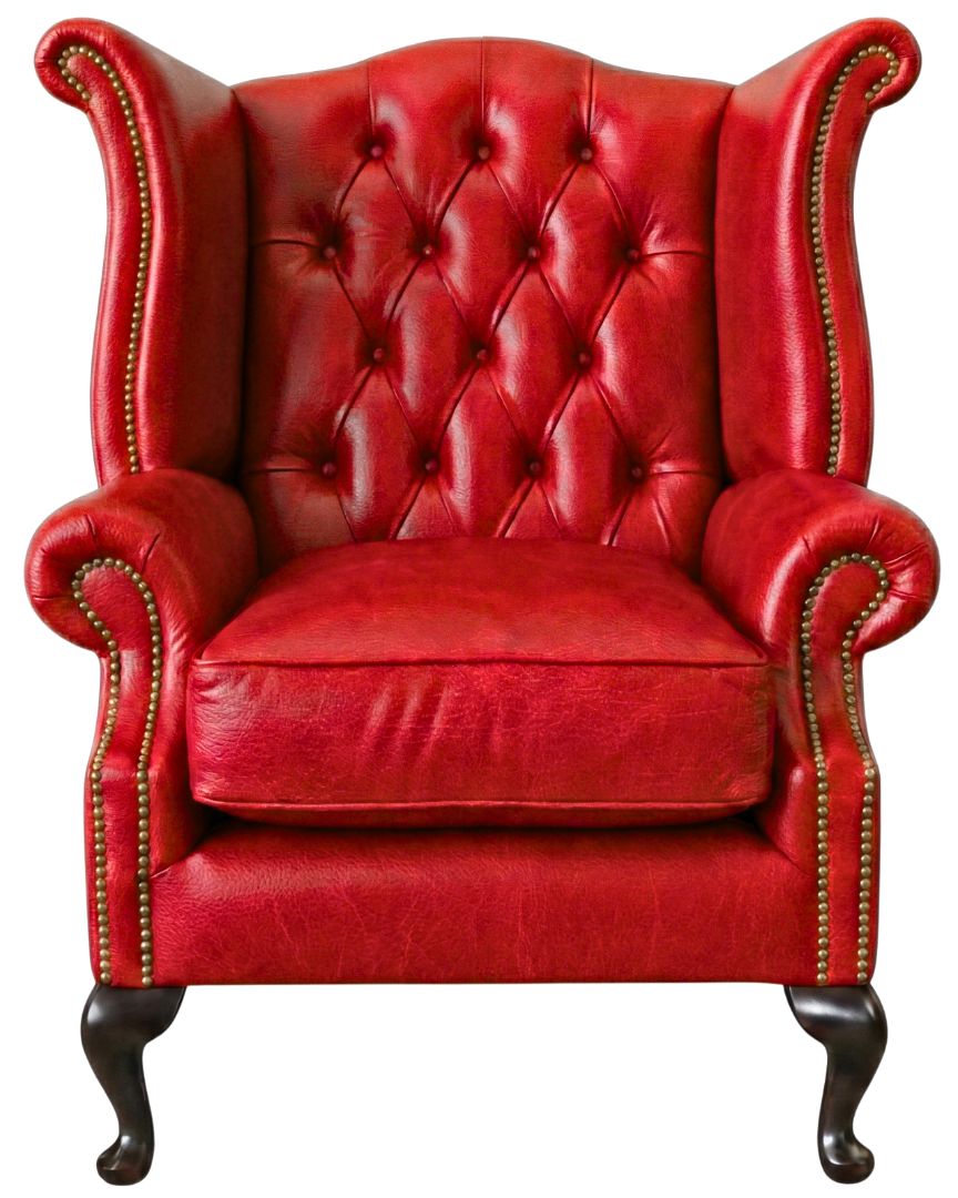 The Kensington Chesterfield Queen Anne Chair