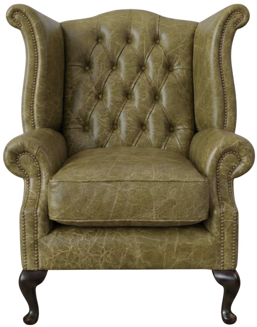 The Kensington Chesterfield Queen Anne Chair