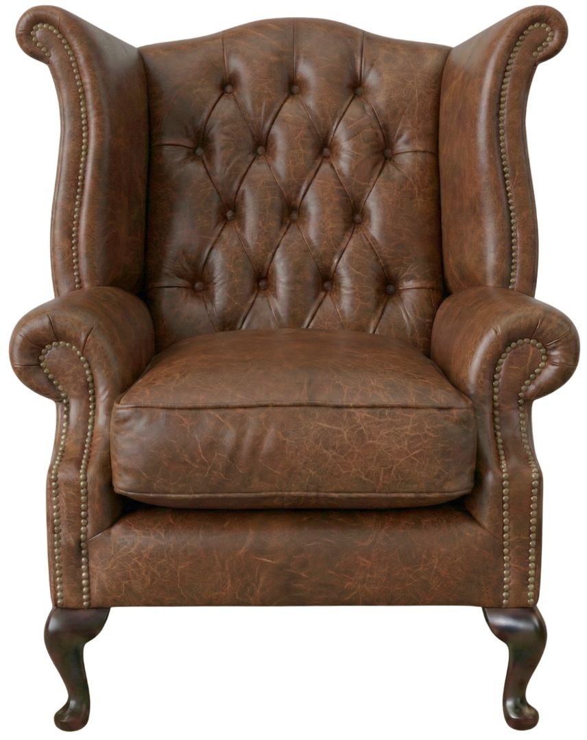 The Kensington Chesterfield Queen Anne Chair