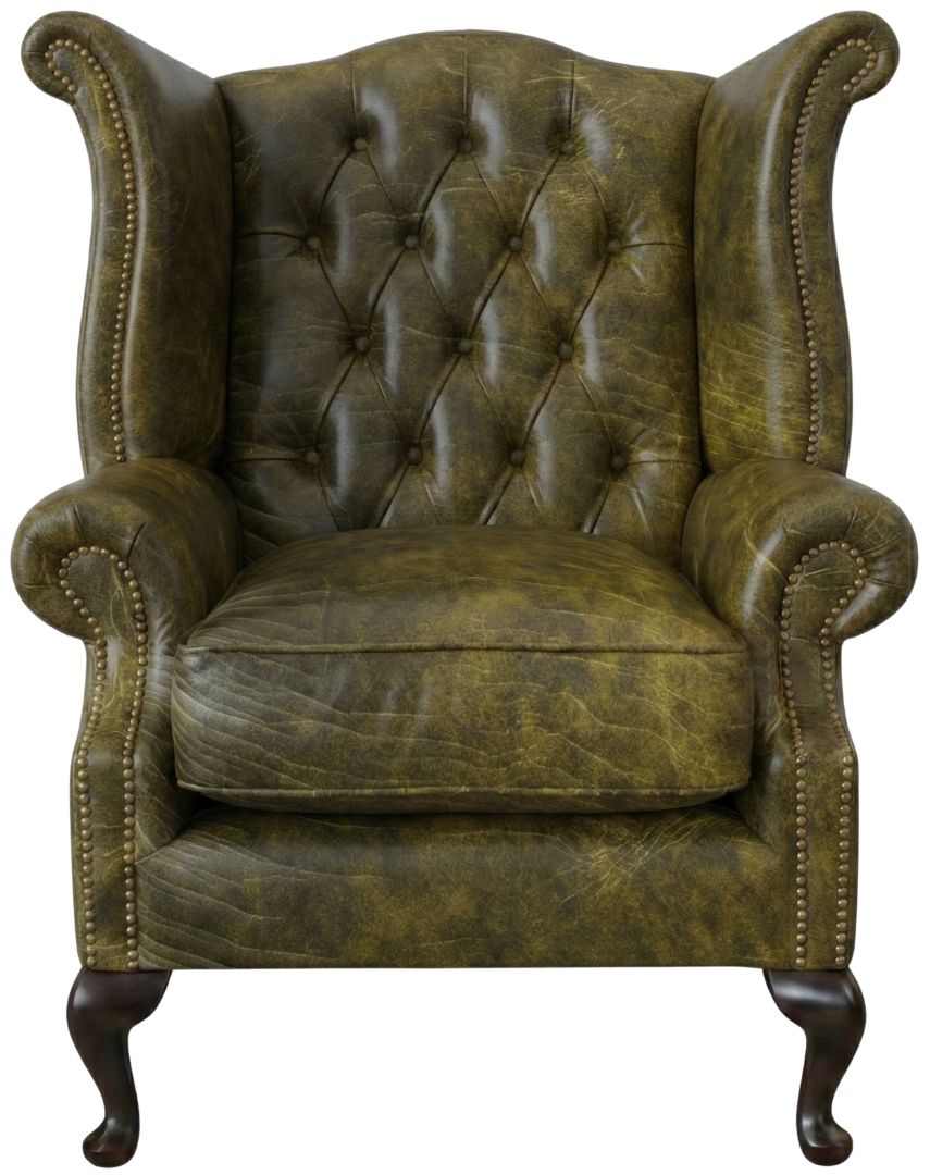 The Kensington Chesterfield Queen Anne Chair
