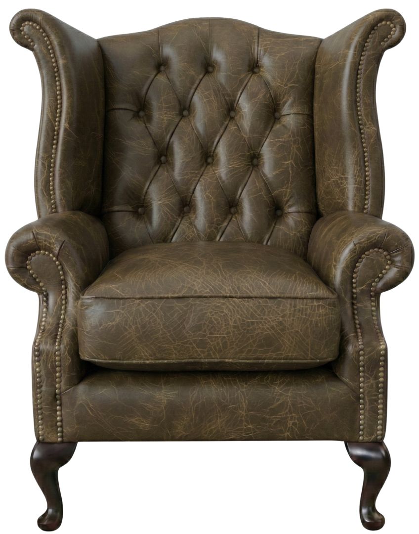 The Kensington Chesterfield Queen Anne Chair