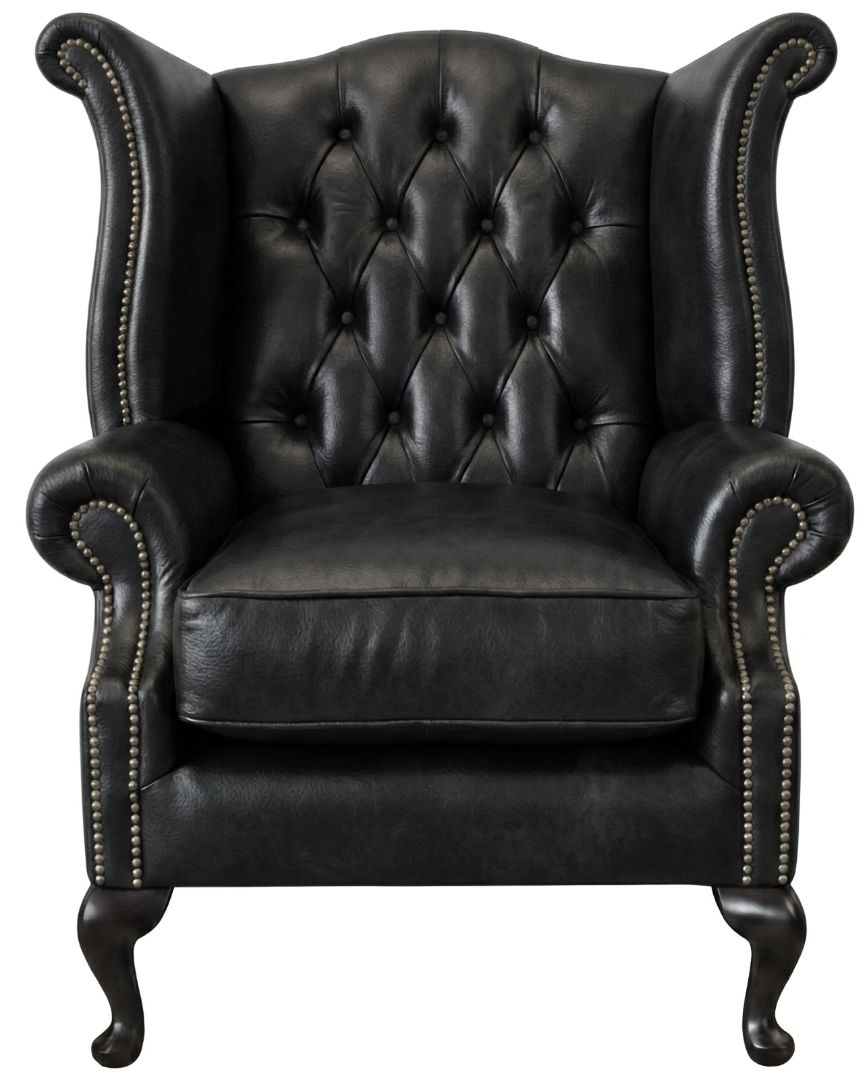 The Kensington Chesterfield Queen Anne Chair