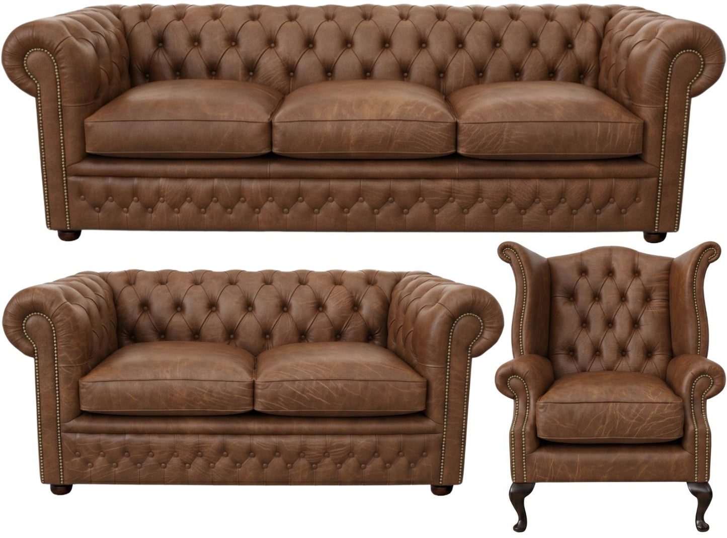 The Kensington Chesterfield 3 Piece Suite