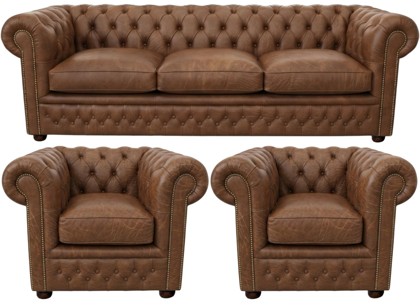 The Kensington Chesterfield 3 Piece Suite