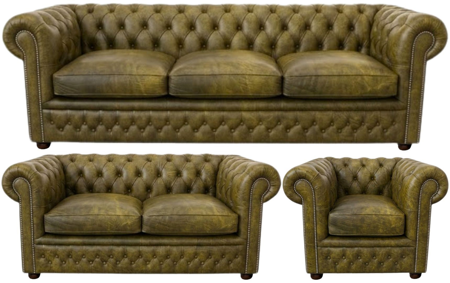 The Kensington Chesterfield 3 Piece Suite