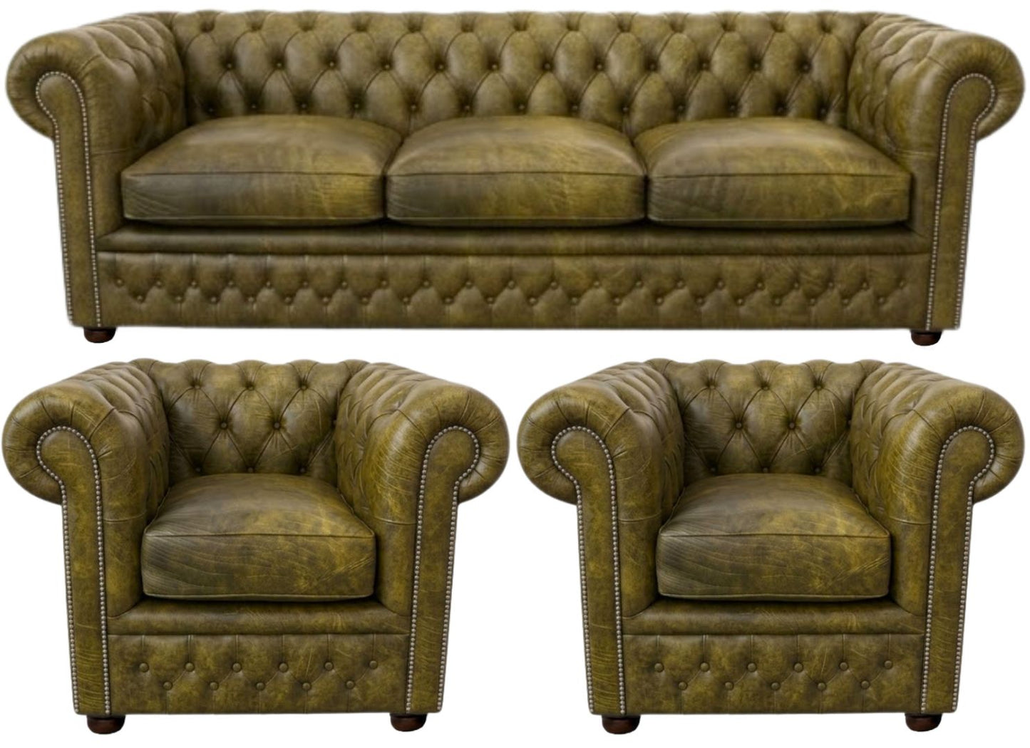 The Kensington Chesterfield 3 Piece Suite