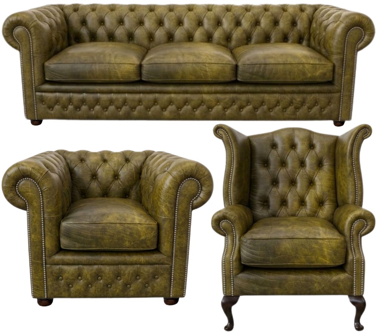The Kensington Chesterfield 3 Piece Suite