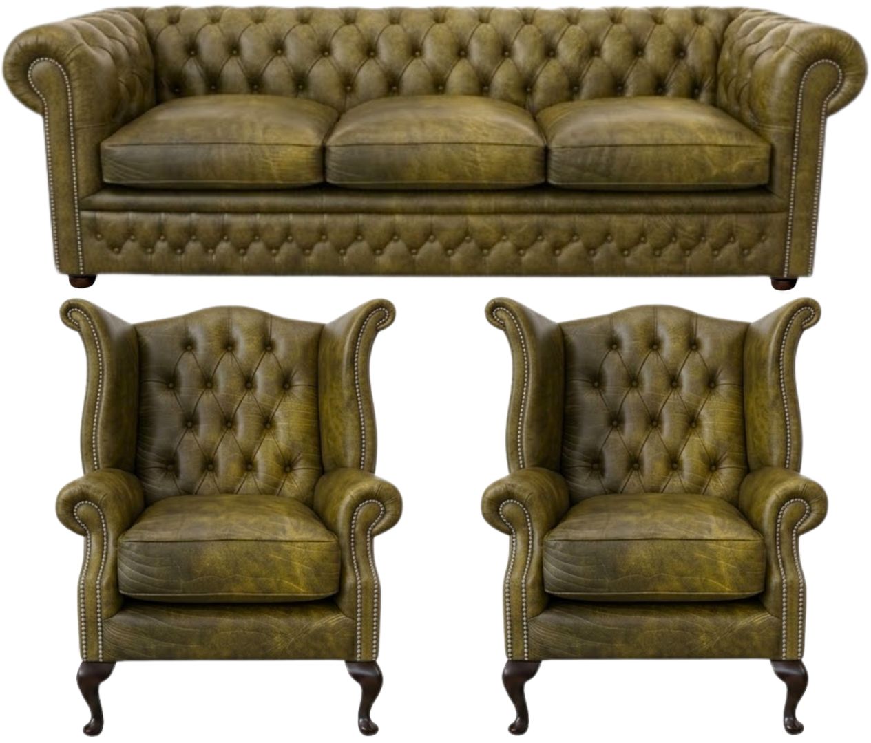 The Kensington Chesterfield 3 Piece Suite