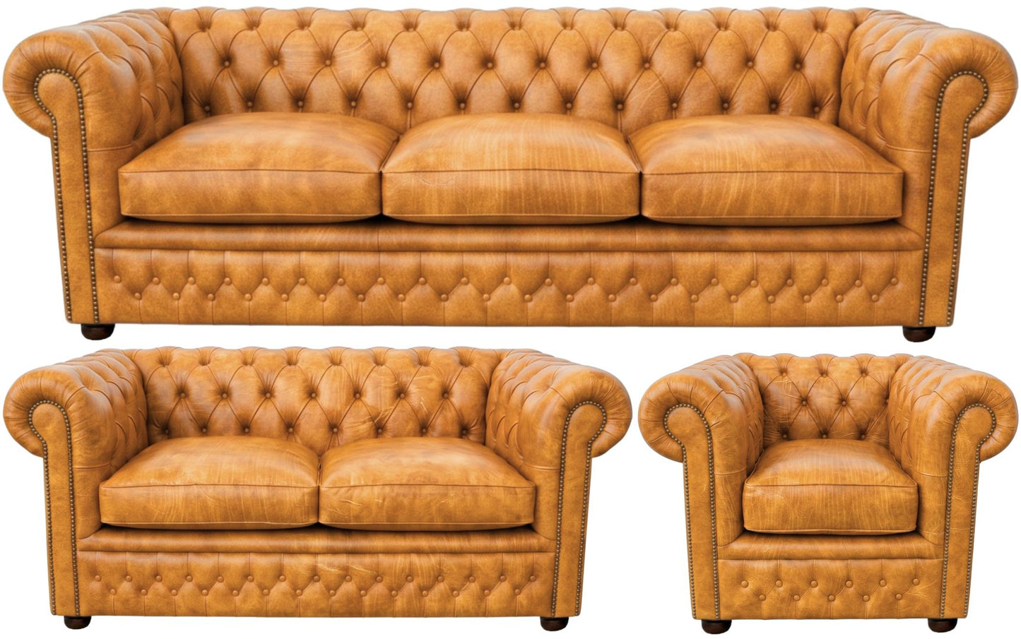 The Kensington Chesterfield 3 Piece Suite