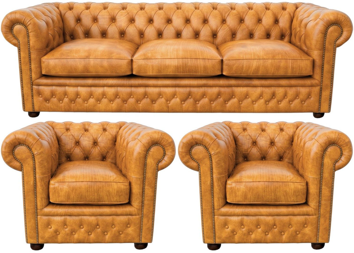 The Kensington Chesterfield 3 Piece Suite