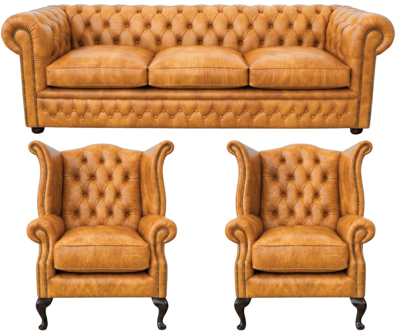 The Kensington Chesterfield 3 Piece Suite