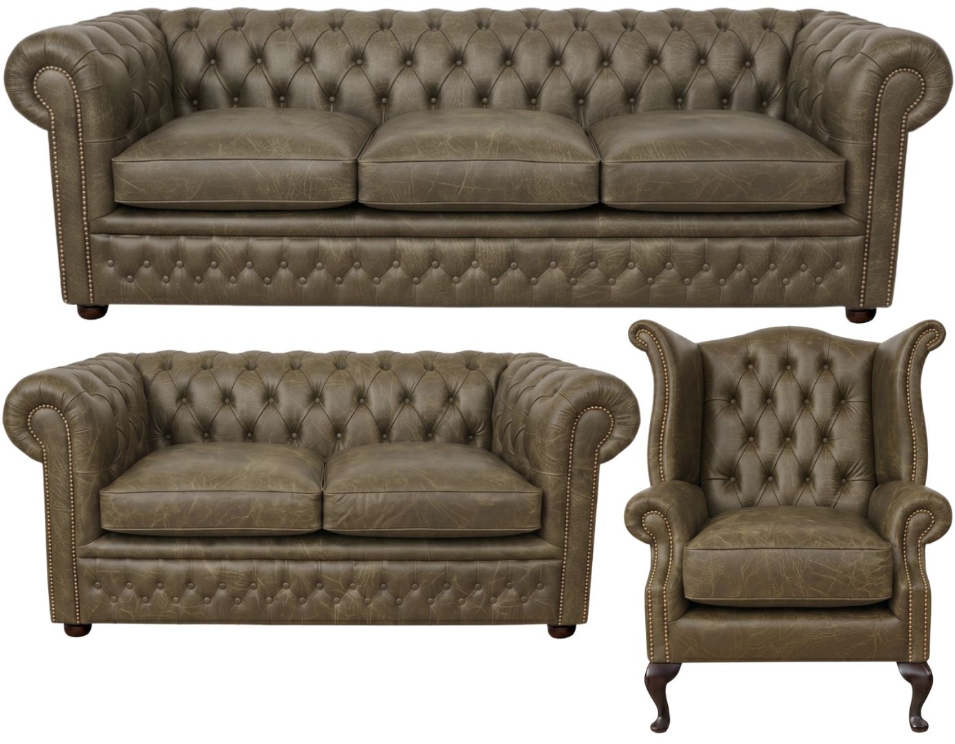 The Kensington Chesterfield 3 Piece Suite