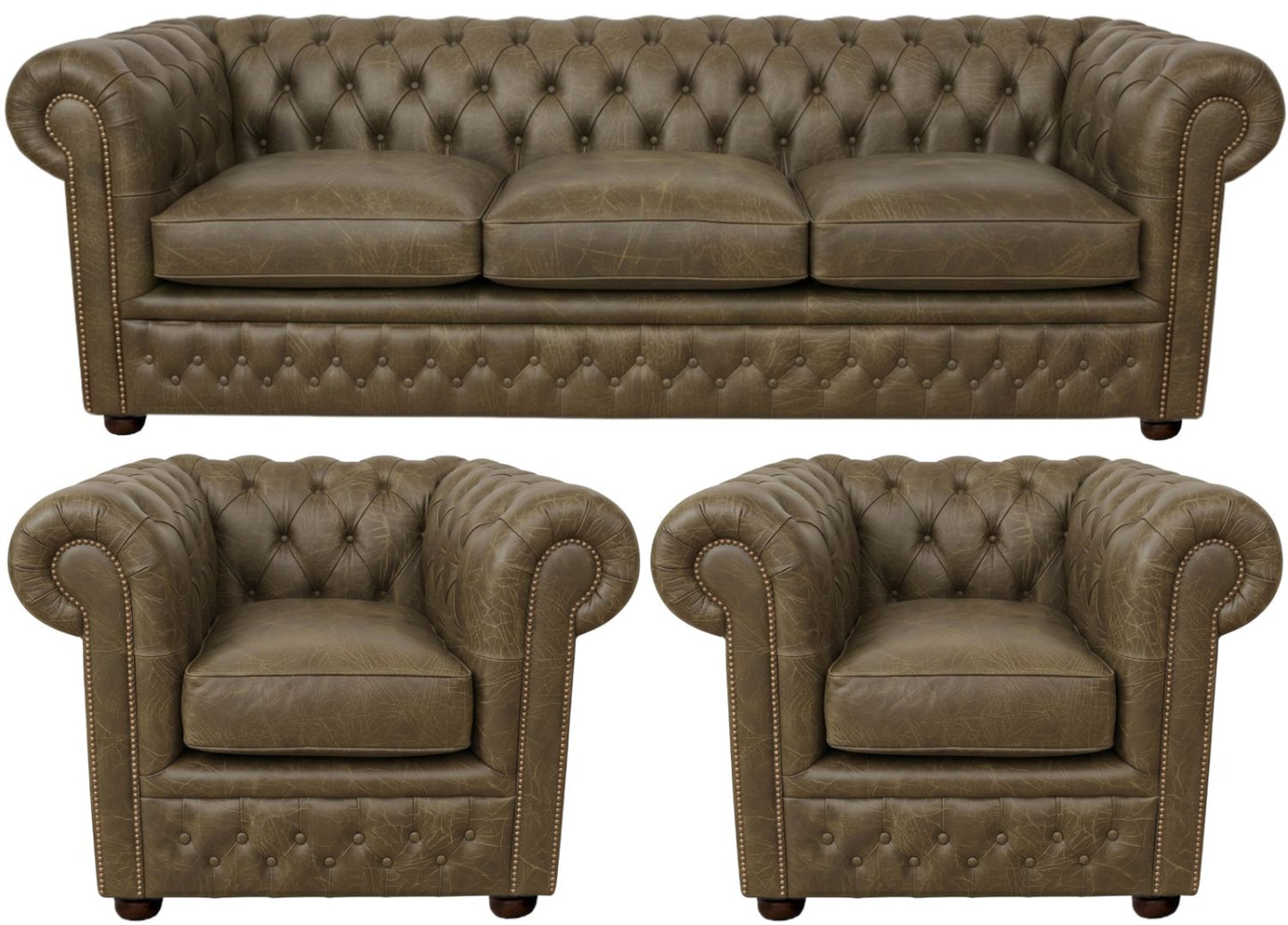 The Kensington Chesterfield 3 Piece Suite