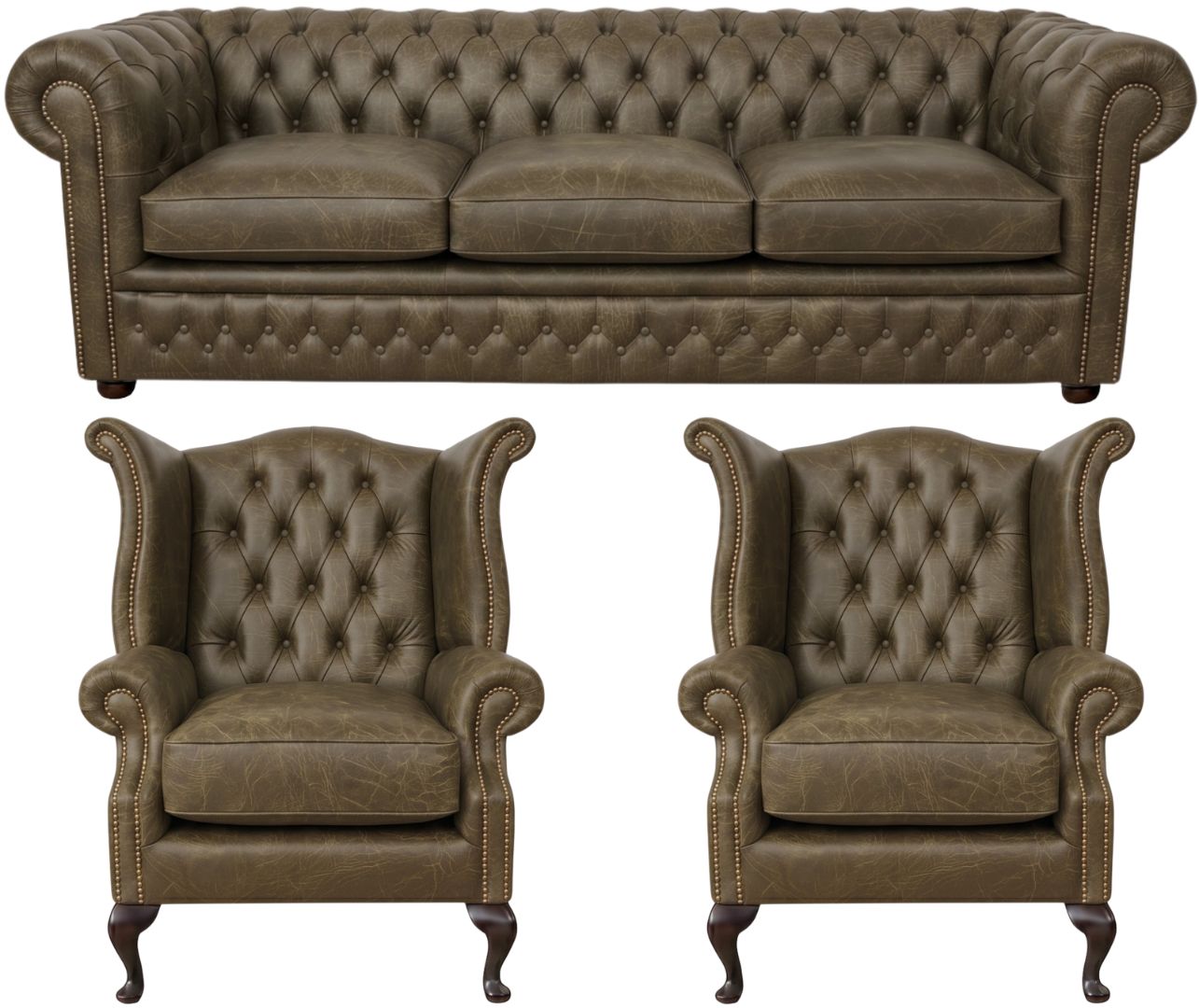The Kensington Chesterfield 3 Piece Suite