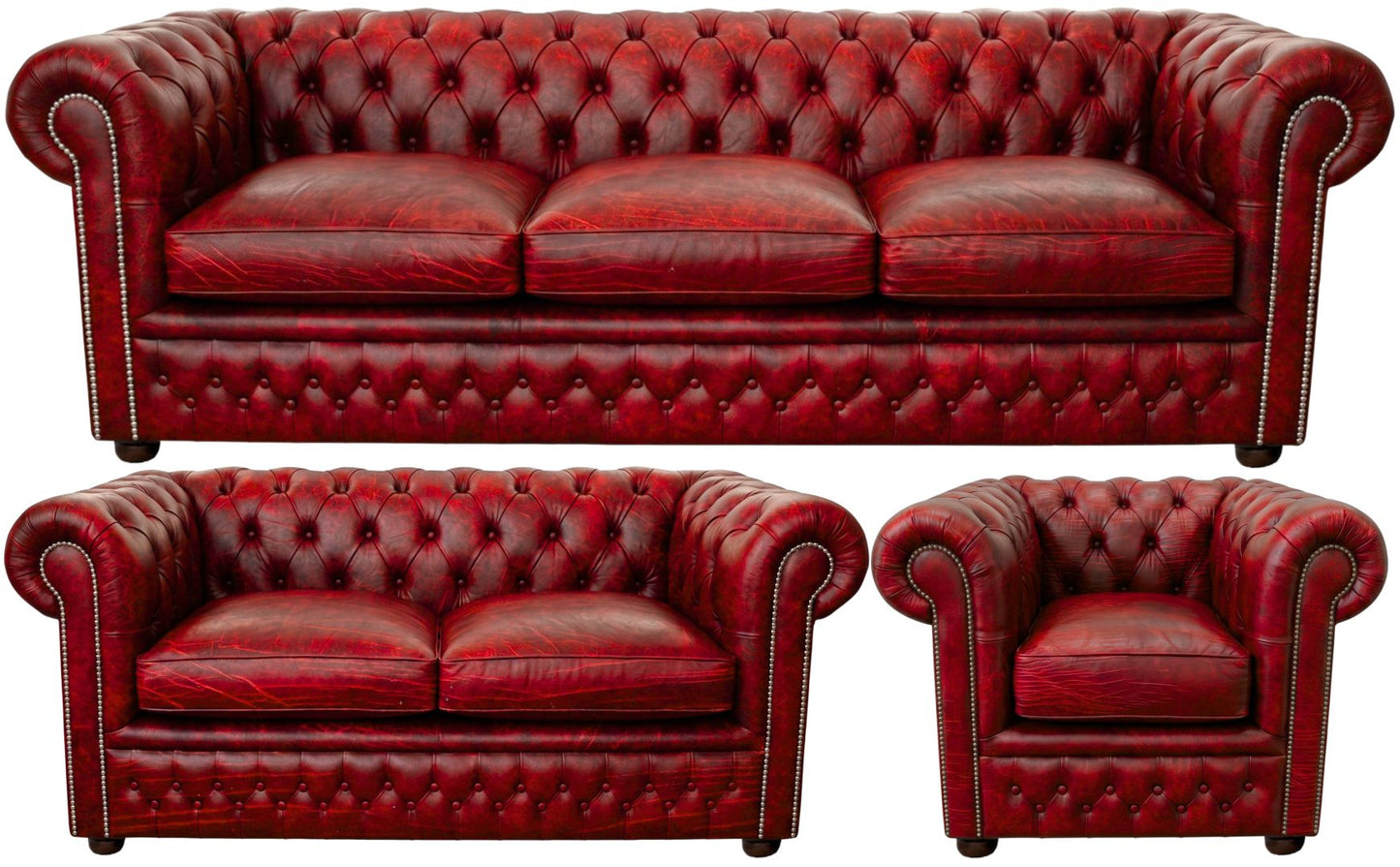 The Kensington Chesterfield 3 Piece Suite