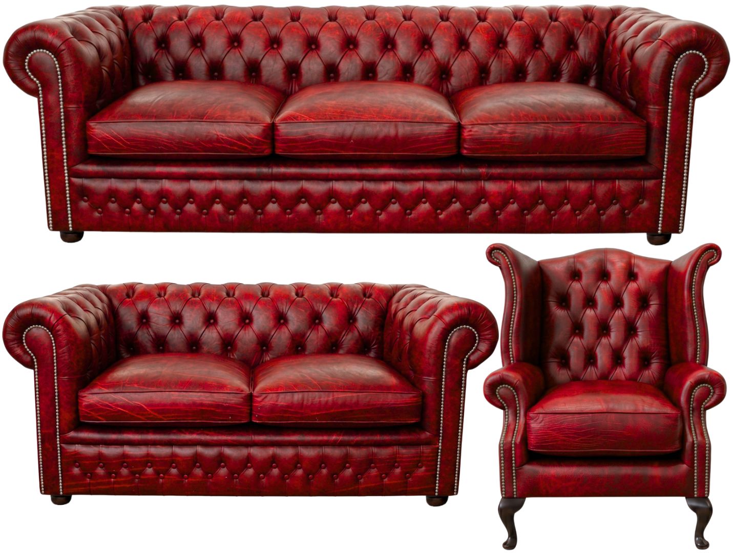 The Kensington Chesterfield 3 Piece Suite
