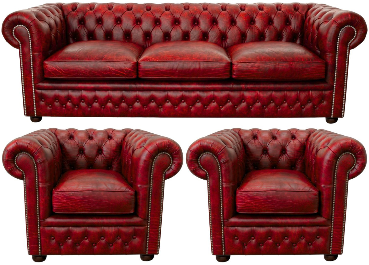 The Kensington Chesterfield 3 Piece Suite